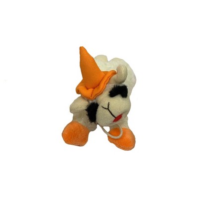 Multipet Lamb Chop Halloween Dog Toy - Orange