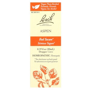 Bach Original Flower Remedies, Aspen, 0.35 fl oz (10 ml) - 1 of 4