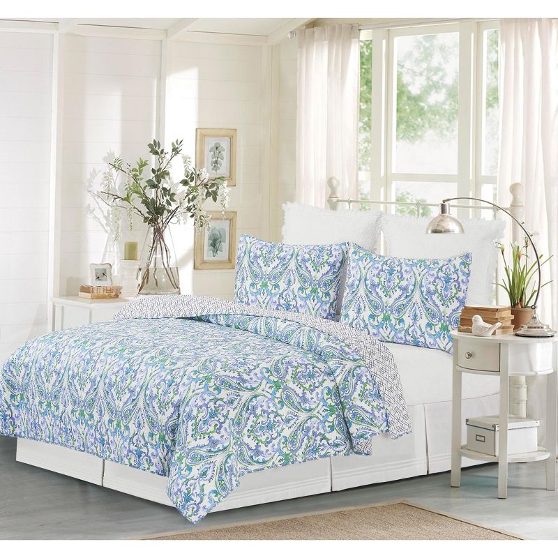 C&F Home Juliet Damask Cotton Quilt Set - Reversible and Machine Washable, 4 of 10