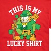Men's - Garfield - This Is My Lucky Shirt Patrick's Day Short Sleeve Graphic T-Shirt - 2 of 4