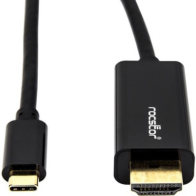 Rocstor Premium 6Ft USB-C to HDMI Cable M/- USB Type-C to HDMI Male to Male 6 Ft (2M)