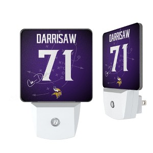 NFL Minnesota Vikings Players Game Tactic Night Light 2-Pack - 1 of 4