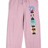 Disney Classic Characters Grid Women’s Cradle Pink Sleep Pajama Pants - 2 of 4