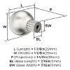 Amerock Cowrie Round Knob for Cabinets, Drawers, and Furniture - 3 of 4