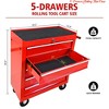 5-Drawer Rolling Tool Chest, Tool Cabinet w/Drawers & Brake Casters, Tool Box w/ Wheels for Garage, Workshop, Warehouse - 2 of 4