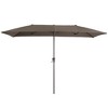 Sonkuki 10 x 6.5Ft Double-Sided Patio Umbrella with Large Canopy Outdoor Table Umbrella for Garden, deck and pool - 2 of 4