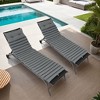 PAGED Outdoor Lounge Chair Cushion,72 in x 23 in,Breathable and UV Resistant,Fade Resistant Patio Cushion,2PC - 2 of 4