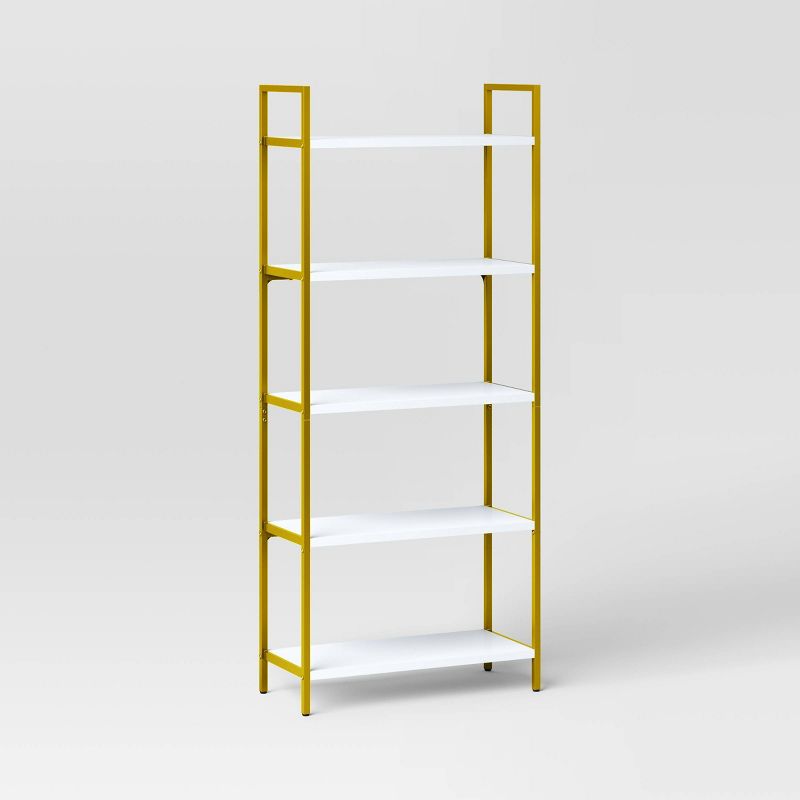 72" Loring 5 Shelf Ladder Bookshelf - Threshold™, 1 of 14