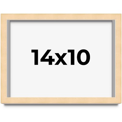 PosterPalooza | 14x10 Wood Frame with UV Acrylic, 6 Finishes: Black, White, Bronze, Silver, Wood, Mahogany