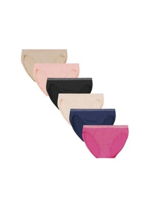 Buy Hanes Women's Comfort Flex Fit Microfiber Bikini Underwear, 6-Pack  (Colors May Vary), Assorted, Medium at