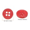 Unique Bargains Resin Craft Snap Round Flat 4-Hole Sewing Buttons 50 Pcs - 2 of 4