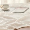 Cozy Comfort by Bedsure | Flannel Blanket Solid 260GSM Soft Fuzzy Plush Bed Blanket - 4 of 4