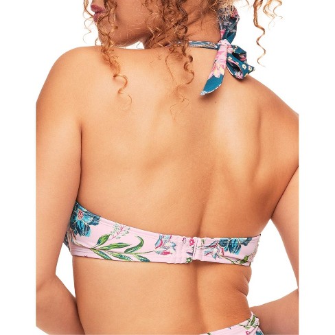 Adore Me Women's Shelby Swimwear Top 34ddd / Wellesley Floral C1 Blue. :  Target