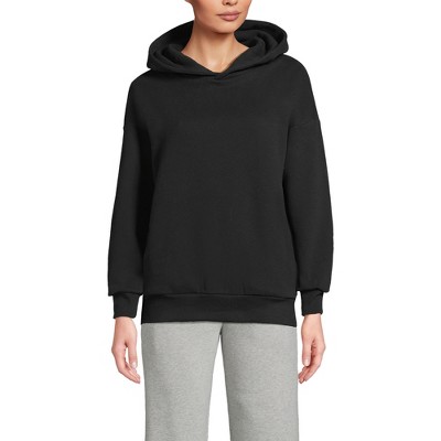 Lands' End Women's Serious Sweats Relaxed Long Sleeve Hoodie Sweatshirt