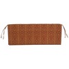 Blazing Needles, 48-inch by 19-inch Patterned Outdoor Spun Polyester Loveseat Cushion - 3 of 3