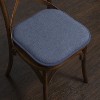 Alexis Memory Foam No Slip Back 16" x 16" Chair Pad Cushion by Sweet Home Collection® - 2 of 4