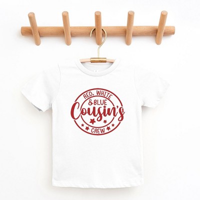 The Juniper Shop Red White And Blue Cousin's Crew Youth Short Sleeve Tee