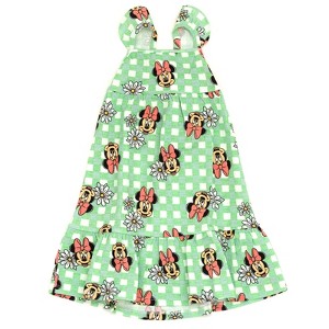 Mickey Mouse & Friends Minnie Floral Toddler Girls Dress Plaid 5T Mickey Mouse & Friends Minnie Floral Toddler Girls Dress Plaid 5T