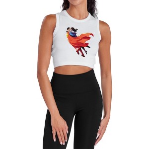 Women's Superman 2025 Superman Lois Embrace Sleeveless Crop Top Tank - 1 of 4