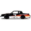 1987 Buick Grand National #7 "Buick Racing" Black and White with Stripes "Bigtime Muscle" Series 1/24 Diecast Model Car by Jada - 4 of 4