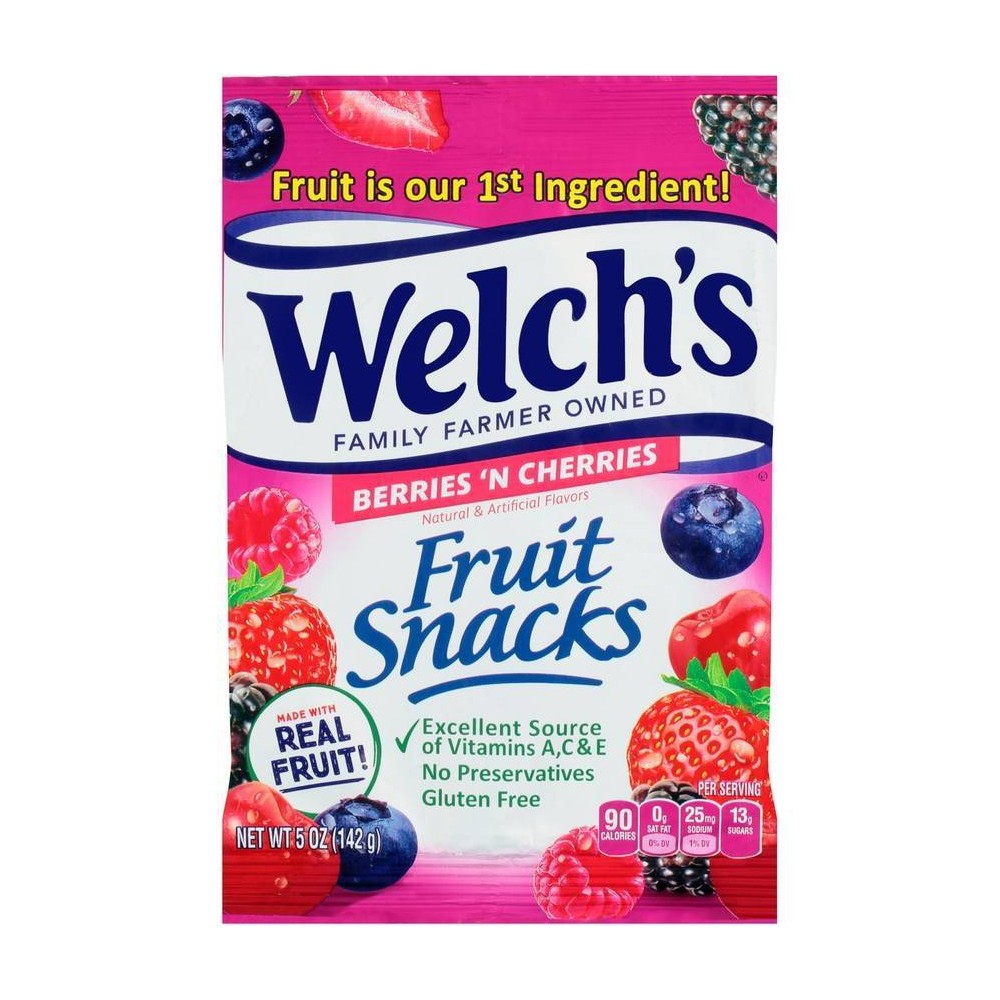 UPC 034856050926 product image for Welch's Berries & Cherries Fruit Snacks - 5oz | upcitemdb.com