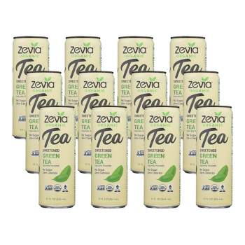 Zevia Organic Sweetened Green Tea - Case of 12/12 oz