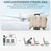 Luupatchy Carry On Weekender Backpack With Shoe Compartment, For Travel, Gym，Fishing, Travel Duffle Bag For Women, Men - 4 of 4