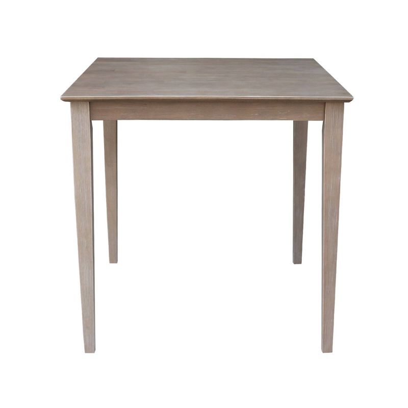 Solid Wood 36" X 36" Dining Table Weathered Gray - International Concepts, 1 of 7