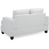 TiramisuBest Dark Gray Traditional Loveseat, Classic Upholstered Sofa for Living Room or Sitting Area - 4 of 4