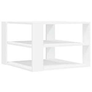 vidaXL Coffee Table White Engineered Wood Small Coffee Table Square - 1 of 4