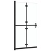VidaXL Foldable Walk-in Shower Wall Transparent ESG Glass 35.4 in.x74.8 in. - 4 of 4