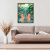 Stupell Industries Monkey Forest Stairs to Temple Framed Giclee Art, Black, 24" x 30" - 3 of 4