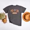 Simply Sage Market Women's Varsity Pumpkin Junkie Short Sleeve Garment Dyed Tee - 2 of 2