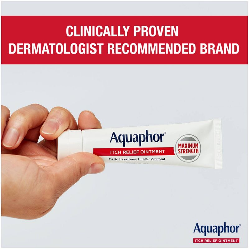 Aquaphor 1% Hydrocortisone Itch Relief Ointment Unscented - 2oz, 5 of 11