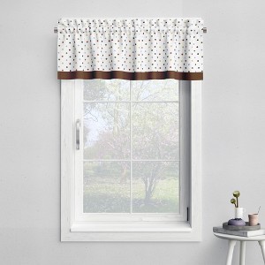 Bacati - Rod Pocket Window Valance Baby & Me Giraffe Multi - 1 of 4