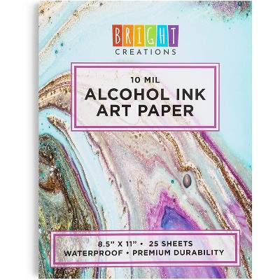 25-Sheet Alcohol Ink Pad Art Paper Heavyweight, 8.5" x 11"