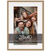 PosterPalooza | Gold Frame with White Photo Mat, UV Acrylic Front, Foam Board Backing, 60 Sizes Available - 2 of 4