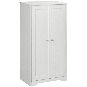 NicBex 55 Inch Tall Kitchen Pantry Storage Cabinet with 2 Doors and Adjustable Shelves for Dining Room,Bathroom,Kitchen,White - 1 of 4