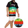 LA LEELA Mens Hawaiian Short Sleeve Button Down Shirt Men's Party Shirts Casual Holiday Summer Tropical Island Shirts for Men Funny - 2 of 4