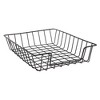 Okuna Outpost Wire Desk Tray Organizers for Letter-Size Paper, Black Baskets for Classroom - 3 of 4