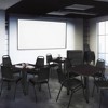 Kee Square Breakroom Dining Table with Mobile Legs - Regency - 4 of 4