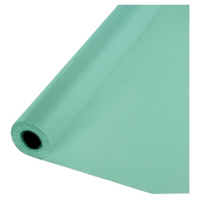 Fresh Mint Green Plastic Banquet Roll