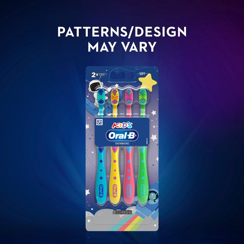 Oral-B Kids Soft Toothbrush with Space Designs - 4pk, 5 of 9