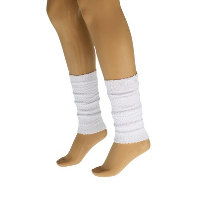 Retro-Inspired Cotton Leg Warmers for Women Soft, Stretchy, 20” Long Knit Warmers 1 Pair