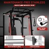 Smith Machine, 2000LBS Squat Rack, Power Cage with Cable Crossover System, LAT Pulldown Machines, 8 Weight Storage Pin, No Weight Plates - 3 of 4