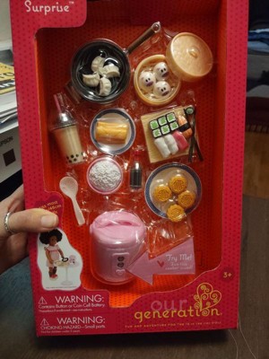 Our Generation Spin & Serve Play Food Case Accessory Set For 18 Dolls :  Target
