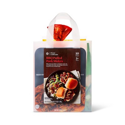 BBQ Pulled Pork Sliders Meal Bag - 43.8oz