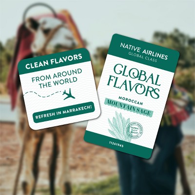 Native Limited Edition Global Flavors Sulfate-Free Body Wash - Moroccan Mountain Sage - 18 fl oz: Basic Cleansing, Whole Body Application
