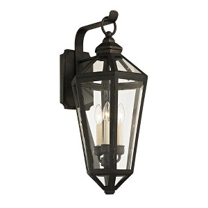 Troy Lighting Calabasas 3 - Light Wall Light in  Bronze Clear Shade - 1 of 1