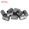 Unique Bargains Tire Stem Valve Caps Wheel Valve Covers Car Dustproof Hexagon Shape Aluminium Alloy Tire Cap 0.63"x0.39" 10  Pcs - 3 of 4